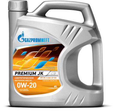 Синтетическое моторное масло Газпромнефть Премиум JK 0W-20